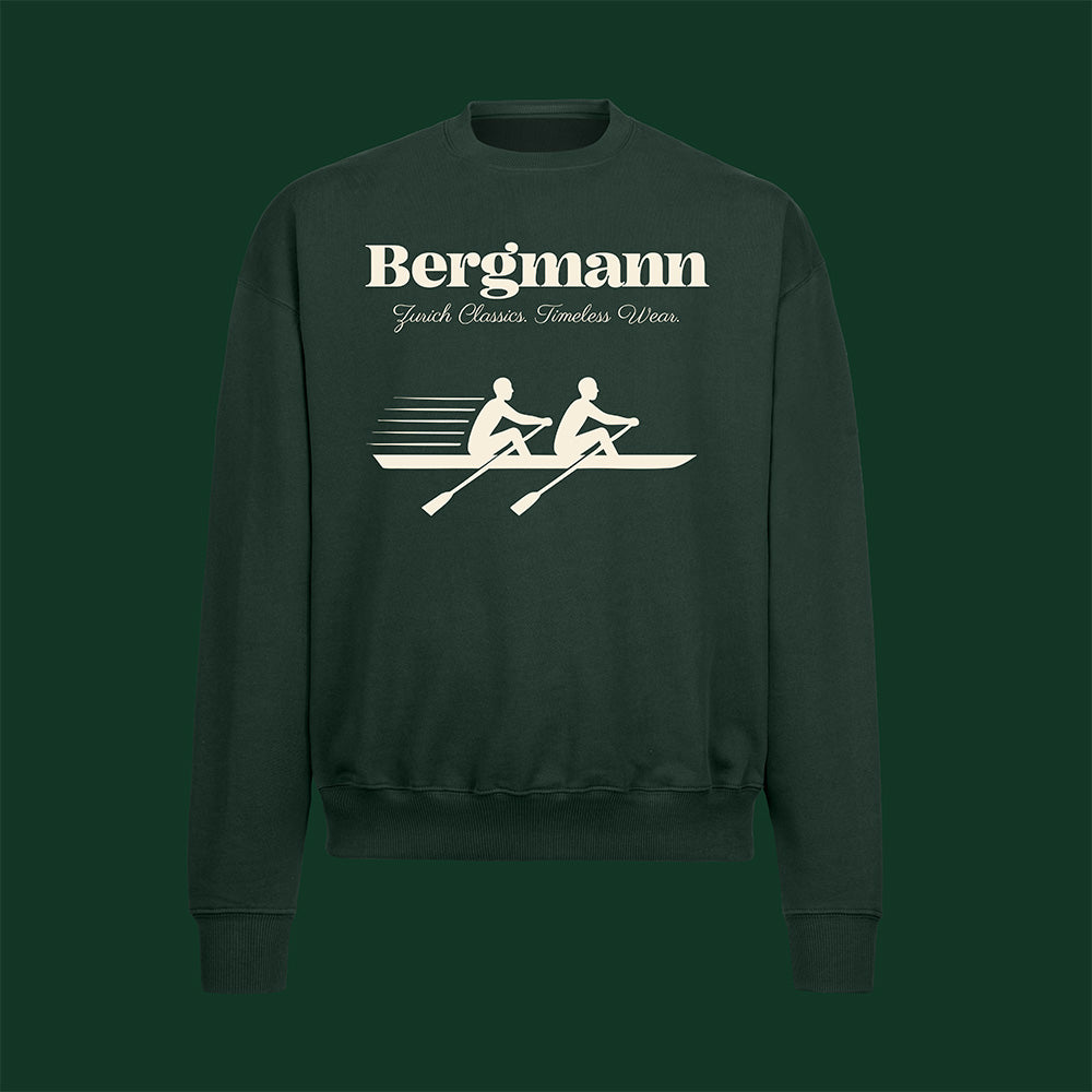 Rowing Sweater (Wild Green, bedruckt)