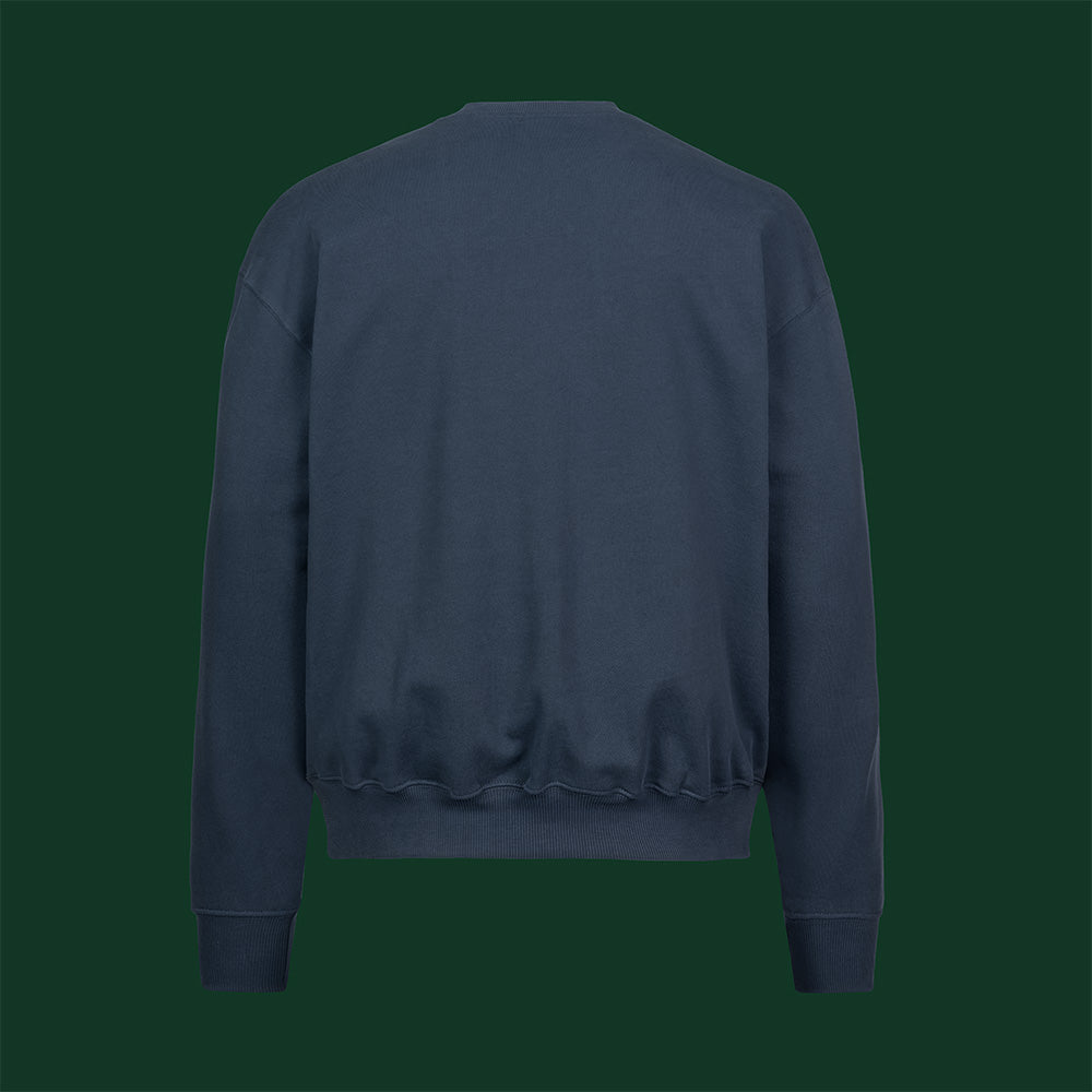 Classic Sweater (Navy Blue, bestickt)