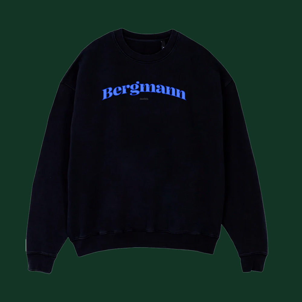 Retro Sweater (Black, bedruckt)